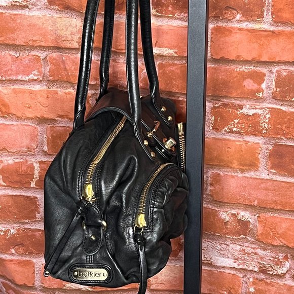 Botkier Bianka Black Leather Satchel Bag - Picture 5 of 7